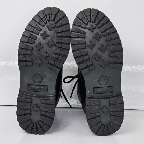 Timberland Women's 6-inch Premium Waterproof Black Leather Boot, EUC, size 8.5 - Picture 12 of 12